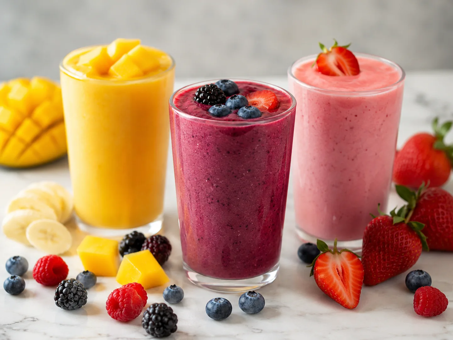 Frisch gemixte SHIVAYA Smoothies